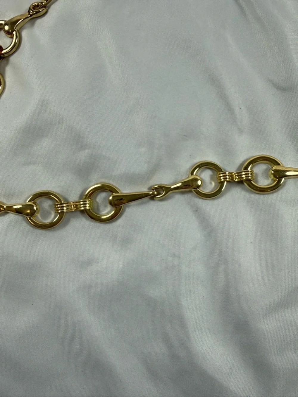 NOBO Chunky Gold Tone Chain Necklace Statement Link Adjustable NEW